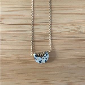 NWT Crafts & Love - Petite Moon Gem Necklace